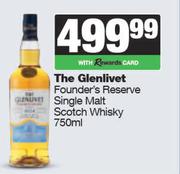 The Glenlivet Founder's Reserve Single Malt Scotch Whisky-750ml