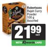 Robertsons Rajah Curry Powder Assorted-100g