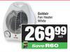 Goldair Fan Heater White