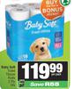 Baby Soft Toilet Tissue Rolls 2 Ply-18s Per Pack