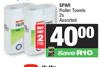 Spar Roller Towels Assorted-For 2 x 2s