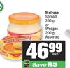 Melrose Spread 250g Or Wedges 200g Assorted