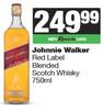 Johnnie Walker Red Label Blended Scotch Whisky-750ml