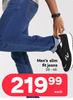 Men's Slim Fit Jeans (26-46)-Each