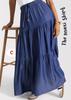 23Tiered Maxi Skirt (24-40)-Each