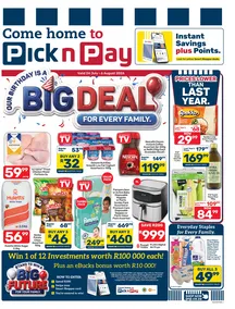 Pick n Pay Eastern Cape : Our Birthday Is A Big Deal For Every Family (24 July - 06 August 2026)