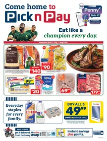 Pick n Pay KwaZulu-Natal : Eat Like A Champion Every Day (27 July - 02 August 2026)
