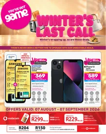 Game Cellular : Winter's Last Call (07 August - 07 September 2026)