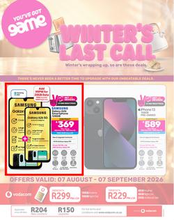 Game Cellular : Winter's Last Call (07 August - 07 September 2026), page 1