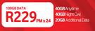 Vodacom Mobile Data-On 100GB Data