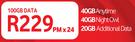 Vodacom Mobile Data-On 100GB Data