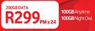 Vodacom Mobile Data-On 200GB Data