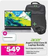 Acer Aspire Intel Core i5 Laptop Bundle-On 100GB Data Free Huawei E5783 CAT7 MiFi Router