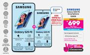 2 x Samsung Galaxy S25 FE 128GB Smartphone-On Red Flexi 170 + Red Flexi 90