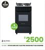 King 4 Plate Electric Matt Blk Stove 50 x 50 KE5050B 21-606
