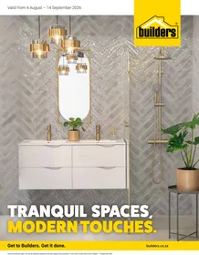Builders : Tranquil Spaces, Modern Touches (04 August - 14 September 2026)