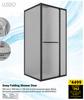 Lusso Sway Folding Shower Door 900mm x 900mm x 1.85mm 850024822