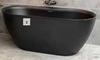 Lusso 1500 Ava Freestanding Bath Matt Black 850023901