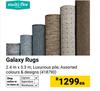 Multi Flor Galaxy Rugs 2.4m x 3.3m 418790-Each