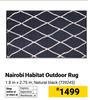 Nairobi Habitat Outdoor Rug 1.8m x 2.75m 739245