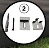 Naterial 30 Start Finish Clips 30 Screws 81503435