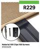Naterial 100 Clips 100 Screws 81503409