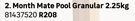 Pool Brite Month Mate Pool Granular 2.25Kg 81437520