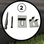 Naterial 30 Start Finish Clips 30 Screws 81503435