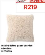 Inspire Dolma Paper Cushion 45 x 45cm 81500904