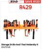 Storage 24 Bin And 1 Tool Holderdiy It 81475749
