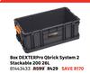 Dexter Pro Qbrick Box System 2 Stackable 200 81443433-26Ltr