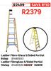 S/Sided Partial 8 Step Fibre-Glass Ladder 81490933