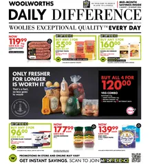 Woolworths Gauteng, Northern Cape, Limpopo, Mpumalanga, Free State & North West : Daily Difference (03 August - 23 August 2026)