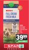 Spar Full Cream Fresh Milk Extended Shelf Life-2Ltr Each