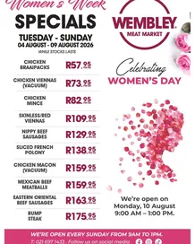 Wembly Meat Market : Celebrating Women's Day (04 August - 09 August 2026)