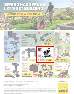 Builders Ryobi : Spring Has Sprung (03 August - 30 September 2026), page 1