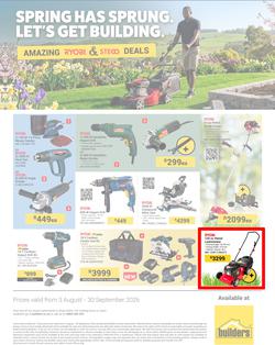 Builders Ryobi : Spring Has Sprung (03 August - 30 September 2026), page 1