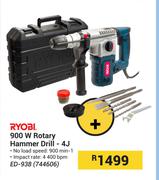 Ryobi 900W Rotary Hammer Drill-4J ED-938 744606