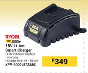 0Ryobi 18V Li-Ion Smart Charger XPP-9000 572386