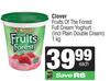 Clover Fruits Of The Forest Full Cream Yoghurt-1Kg