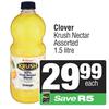 Clover Krush Nectar Assorted-1.5L