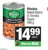 Rhodes Baked Beans In Tomato Sauce-400g