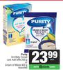 Purity 3rd Baby Cereal Just Add Milk 200g Or Cream Of Maize 400g Assorted-Each