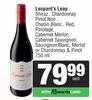 Leopard's Leap Shiraz,Chardonnay,Pinot Noir,Chenin,Red,Pinotage,Merlot Or Pinot-750ml Each