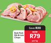 Bulk Pork Rib & Loin Chops-Per Kg
