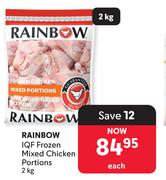 Rainbow IQF Frozen Mixed Chicken Portions-2Kg