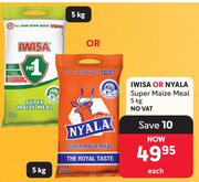 Iwisa Or Nyala Super Maize Meal-5Kg