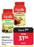 Excella Mayonnaise-750g Each