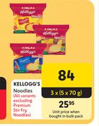 Kellogg's Noodles-3 x 5 x 70g
