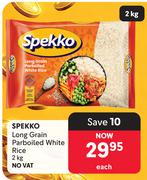 Spekko Long Grain Parboiled White Rice-2Kg
